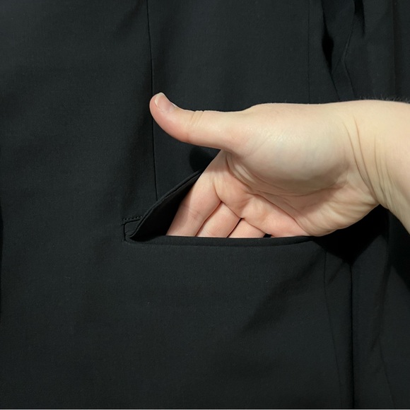 Outerknown Black Virgin Wool Oversized Blazer Jacket *NWT* - Picture 7 of 14